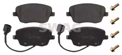 Комплект тормозных колодок, дисковый тормоз SWAG купить